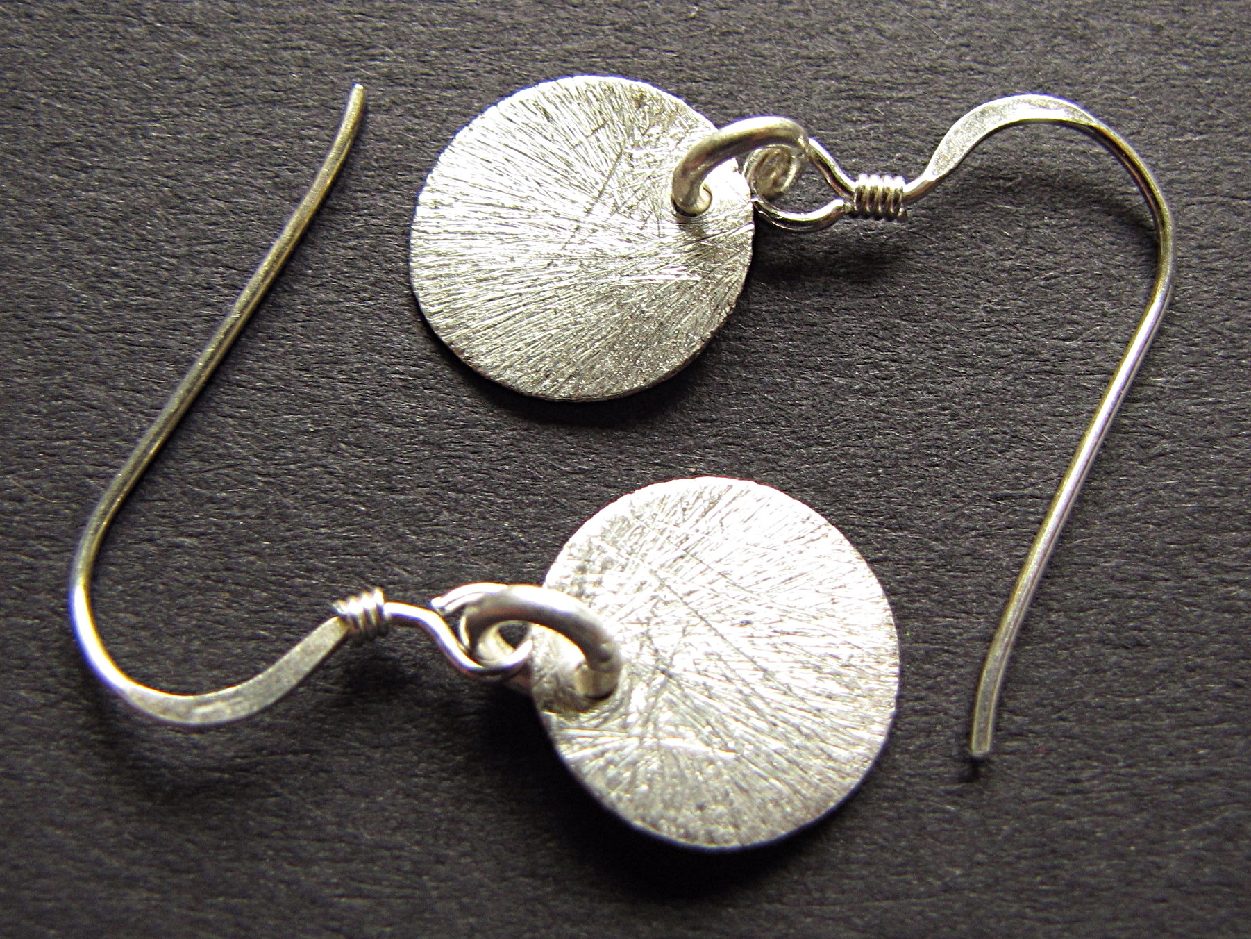Silberplttchen - Ohrringe Silber 925/- 10mm